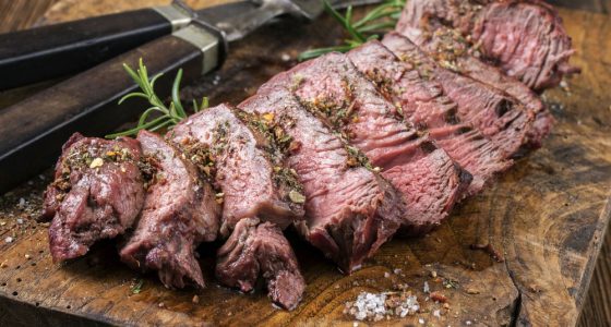 Huvudratt Grillad Flankstek Kott