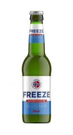Freeze, 330 ml (ICA, COOP, Citygross). Alkoholfri och glutenfri lager från Norge.