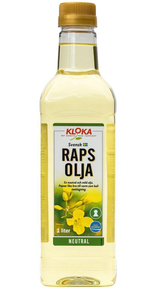 Rapsolja Kallpressad KLOKA 1 Liter